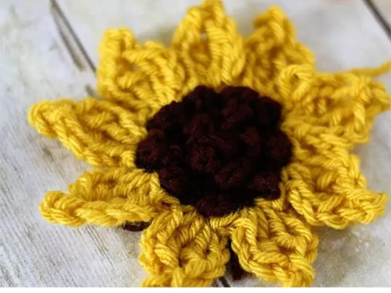 Crochet Sunflower