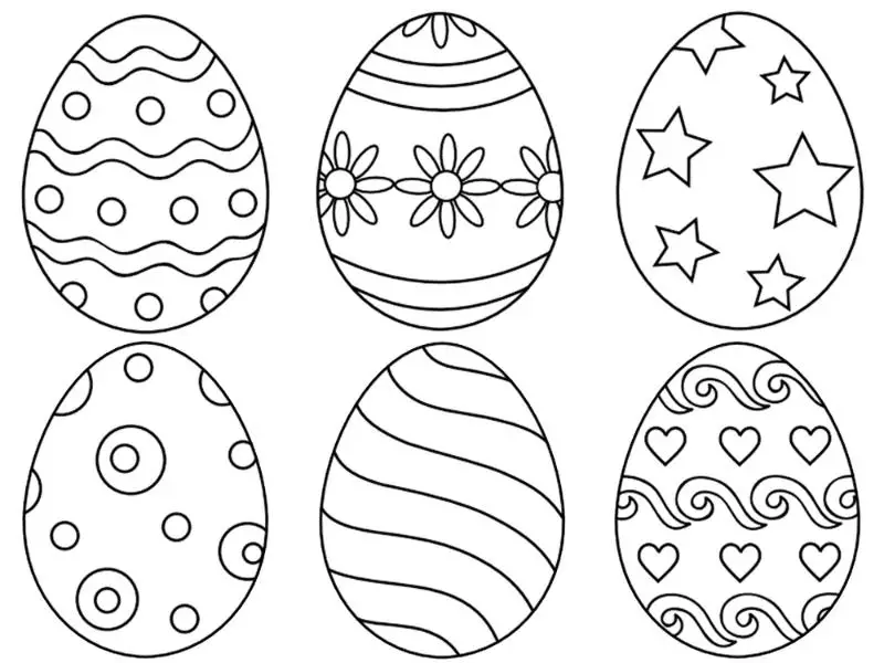 Easter Eggs Coloring