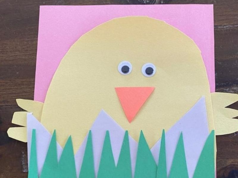 Easy Paper Chick Craft