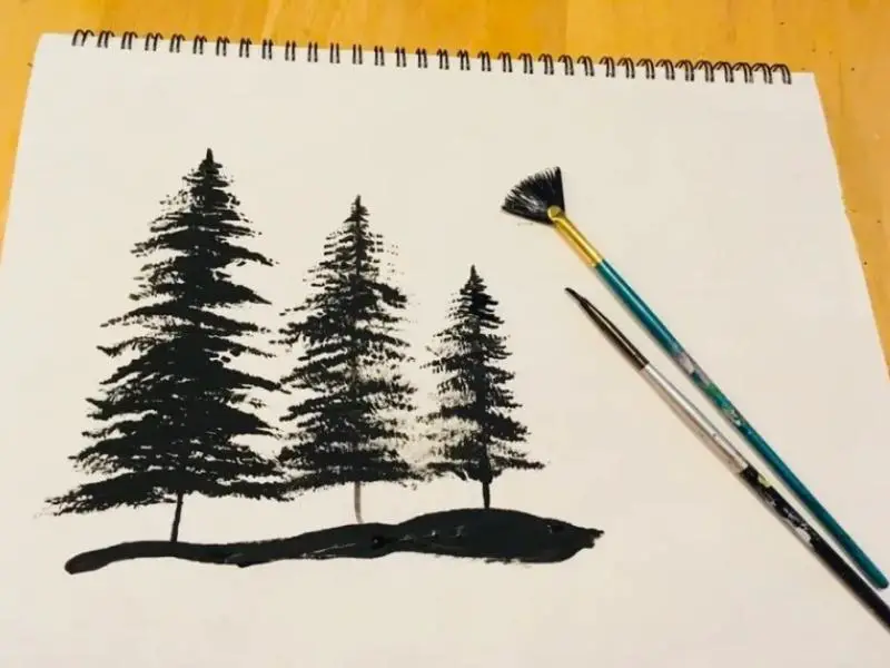 Fan Brush Trees