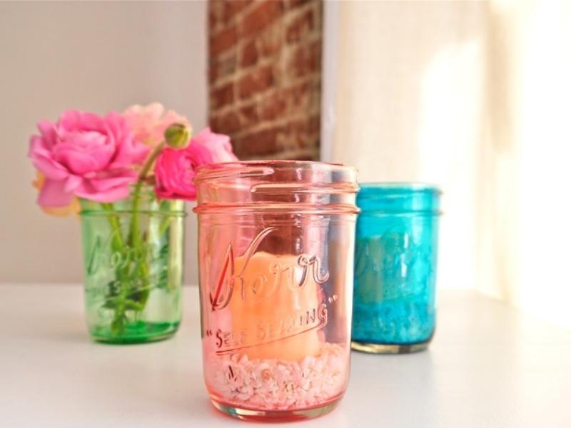 Glass Jar Vase