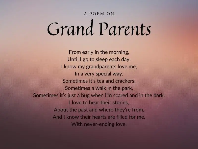 Grandparents' Day Poem