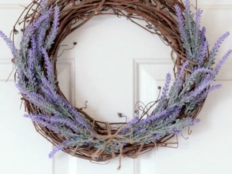 Lavender Grapevine Wreath