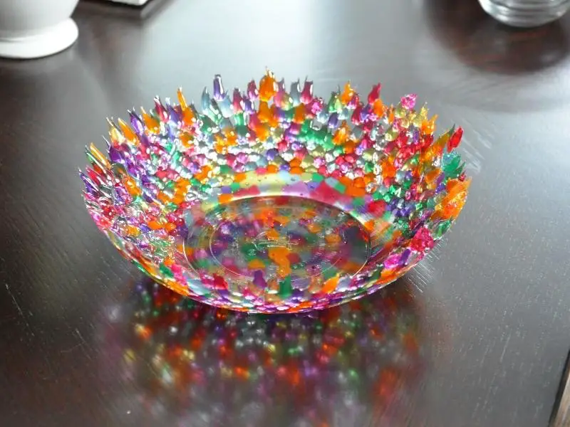 Melted Pony Bead Bowl