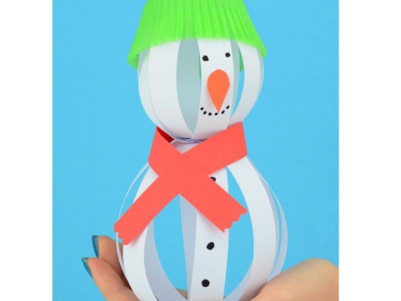 Paper Snowman Crafts