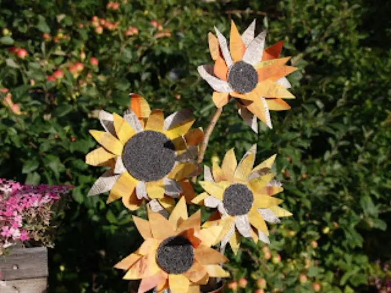 Paper Sunflowers