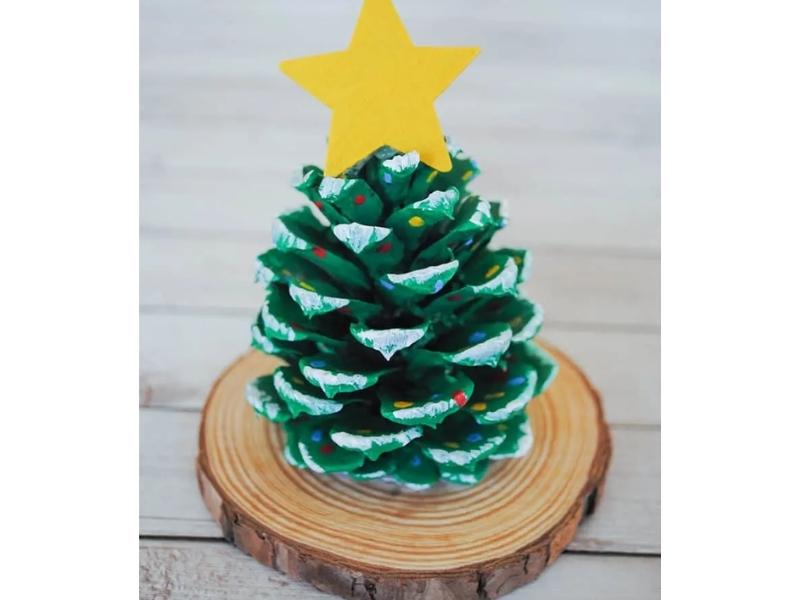 Pine Cone Christmas Tree Crafts