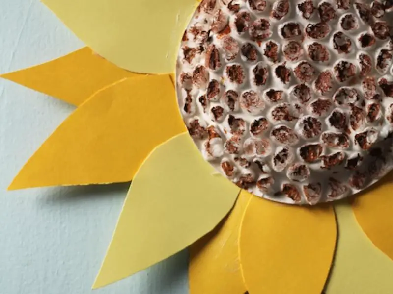 Upcycled Sunflower Craft