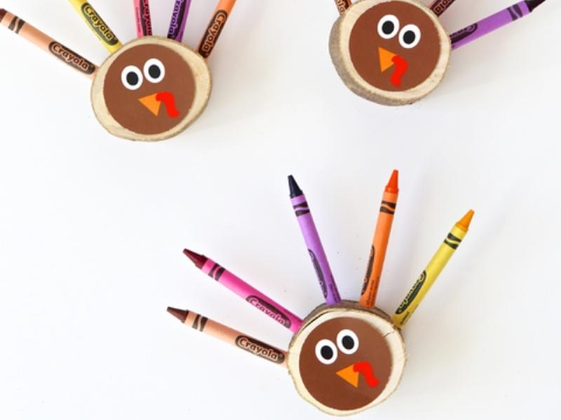 Crayon Turkeys