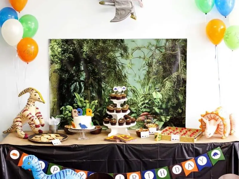 Dinosaur Dessert Table