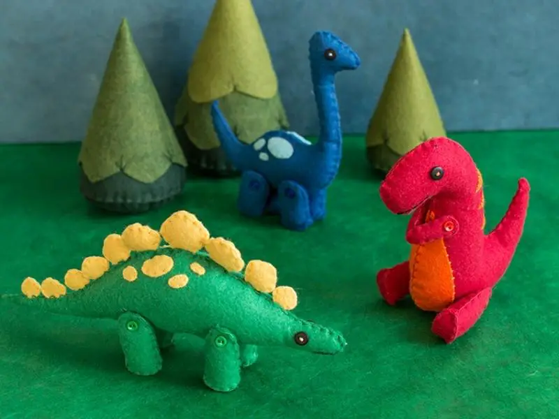 Felt Dinosaurs