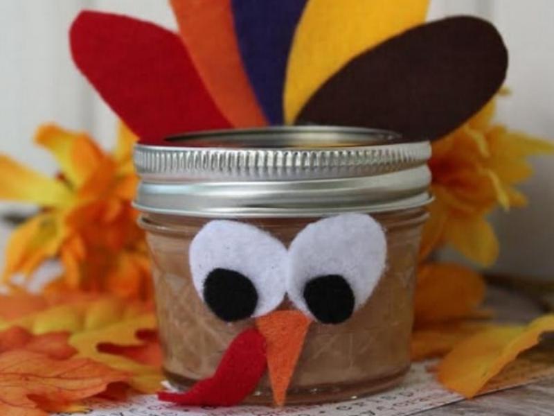 Mason Jar Turkey Gift