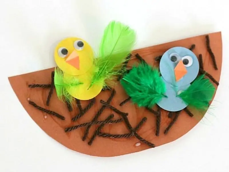 Nest and Baby Bird Craft