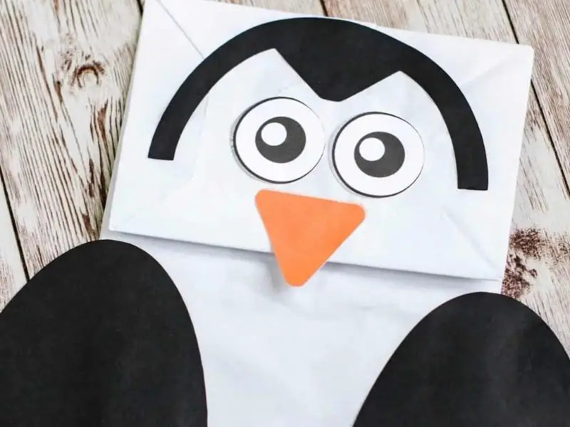 Paper Bag Penguin Crafts
