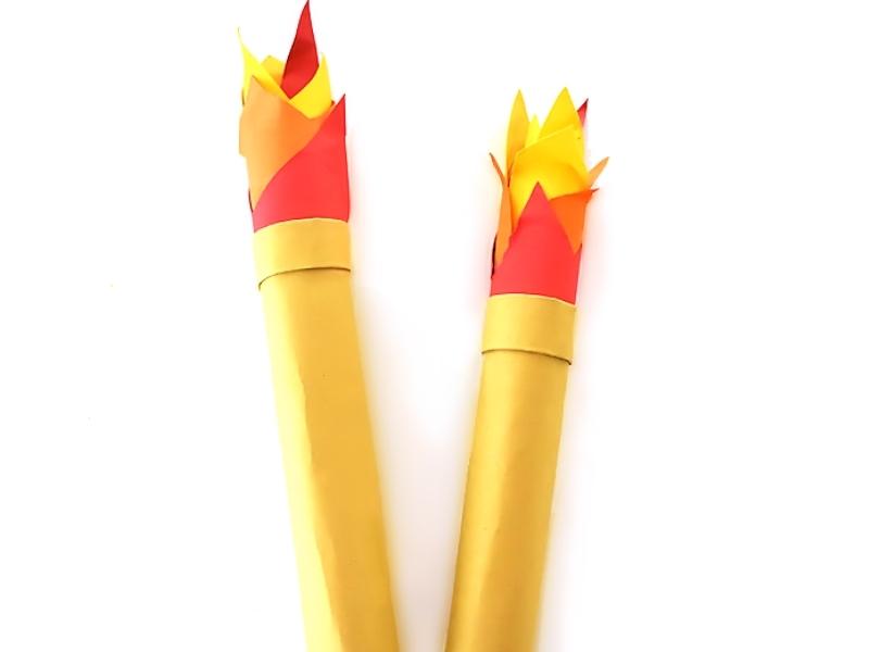 Paper Olympic Torch Craft