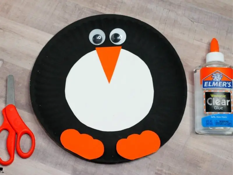 Paper Plate Penguin Craft