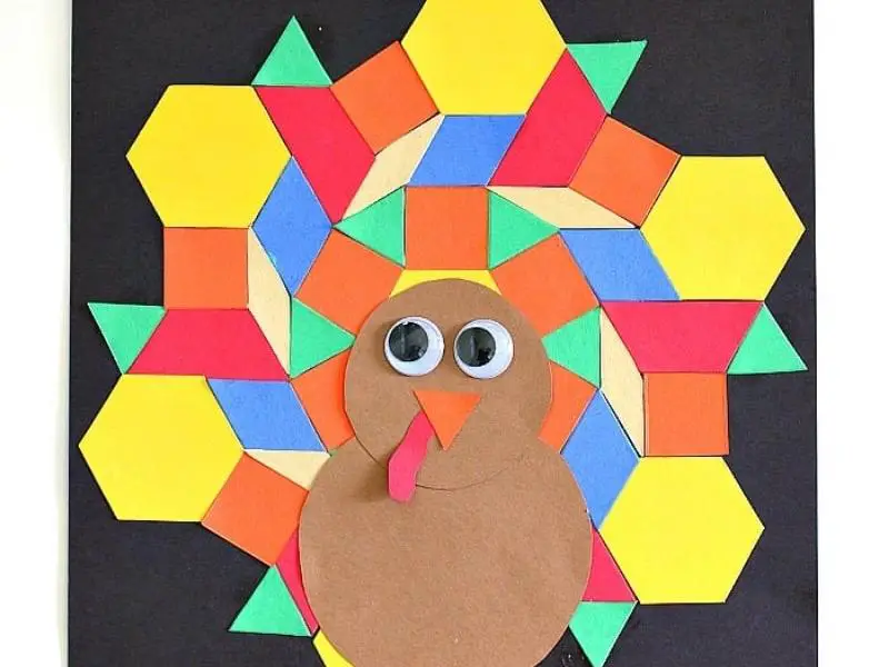 Pattern Block Turkeys