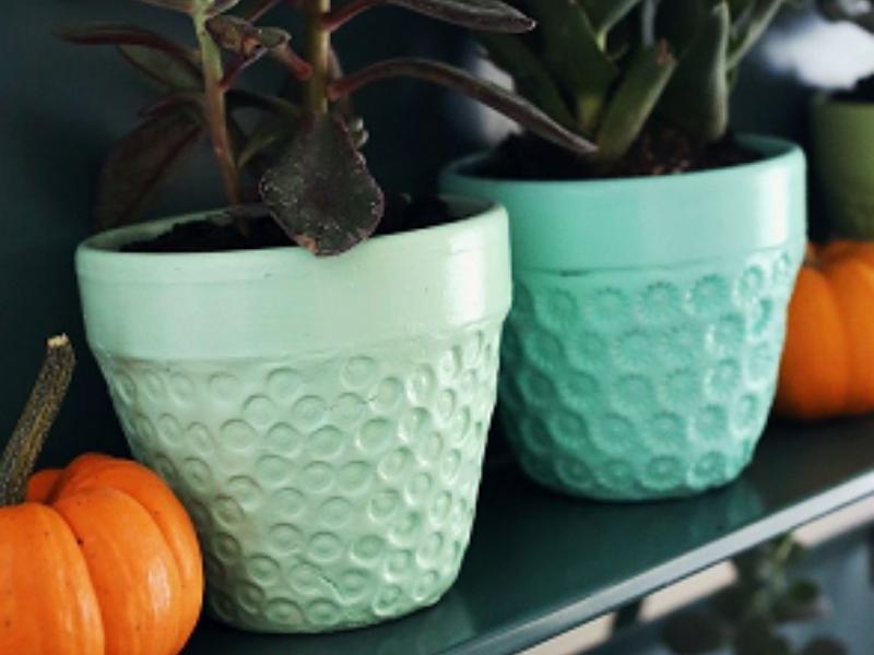 Textured Planters Project
