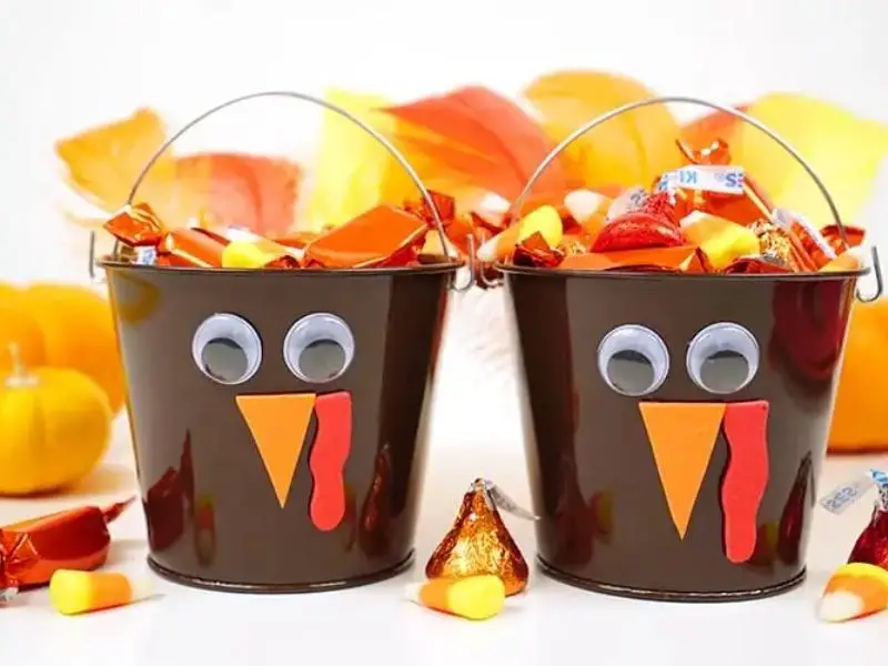 Turkey Treat Buckets