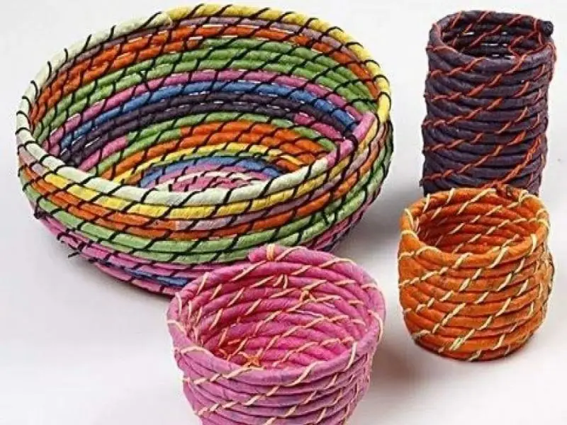 coiled basket