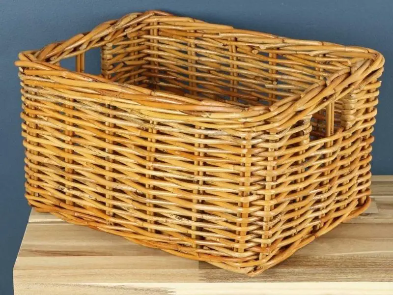 wickered basket