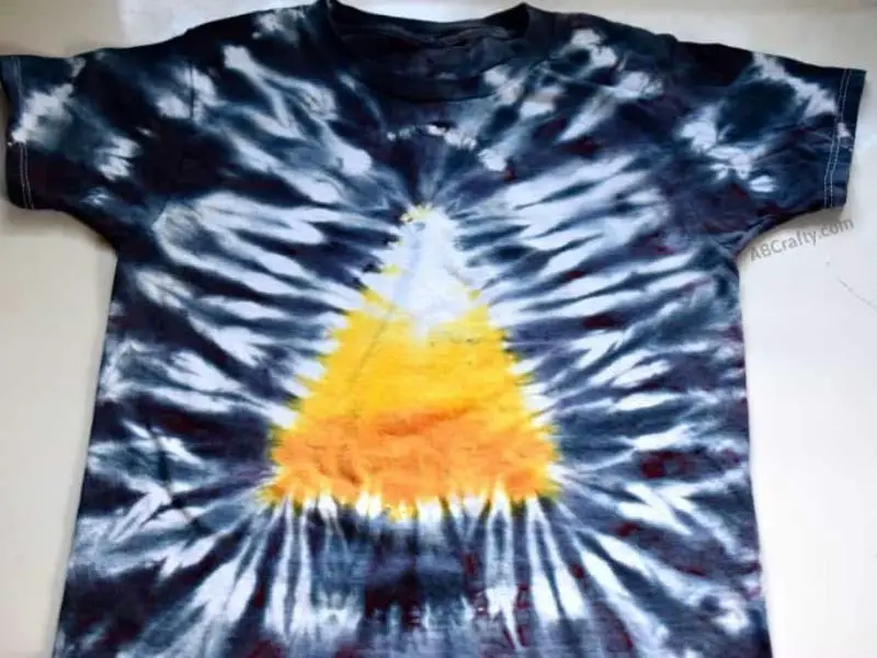 Candy Corn Tie-Dye