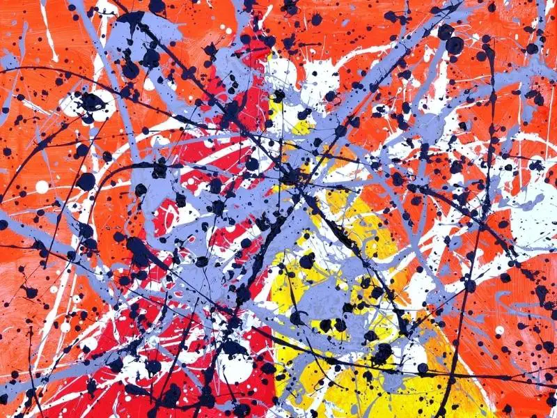 Paint Like Jackson Pollock With Splatter Painting Art