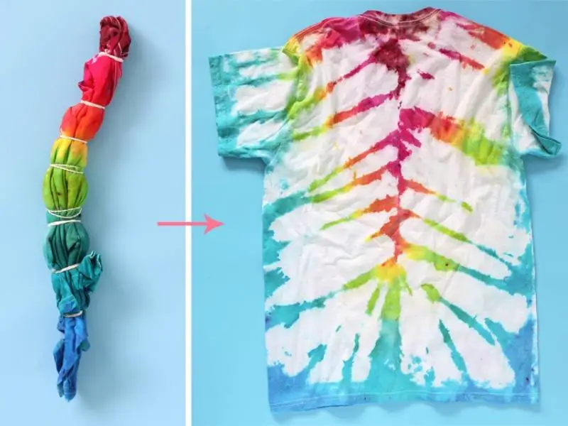 V Tie-Dye