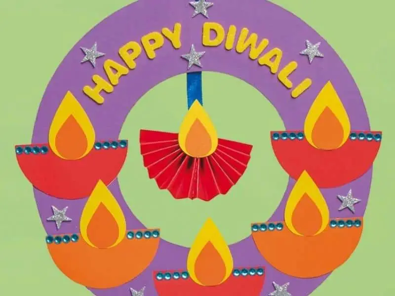 DIY Diwali Wreath