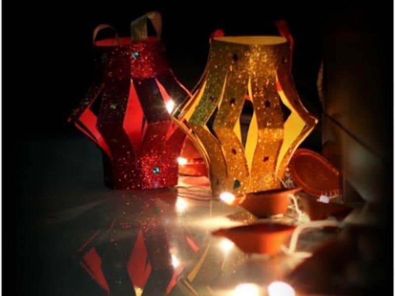 Glitter Lanterns