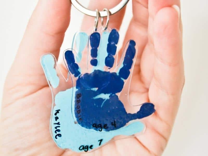 Handprint Keychain