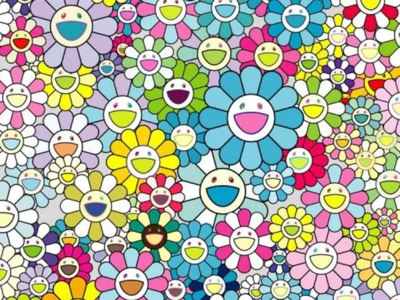 Takashi Murakami Rainbow Flowers