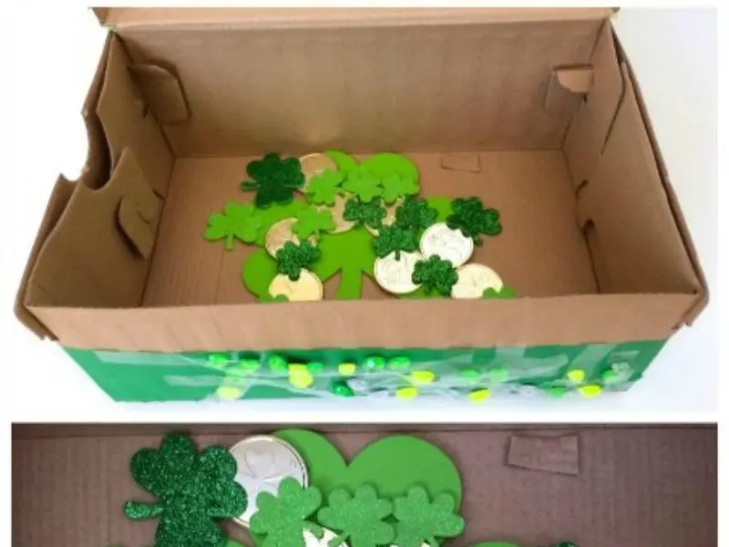 Shoe Box and Ladder Leprechaun Trap