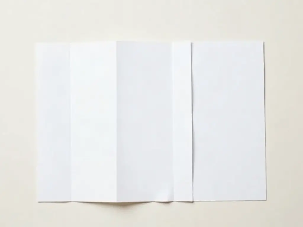 Folded card stock with two side flaps for an exquisite corpse flap book
